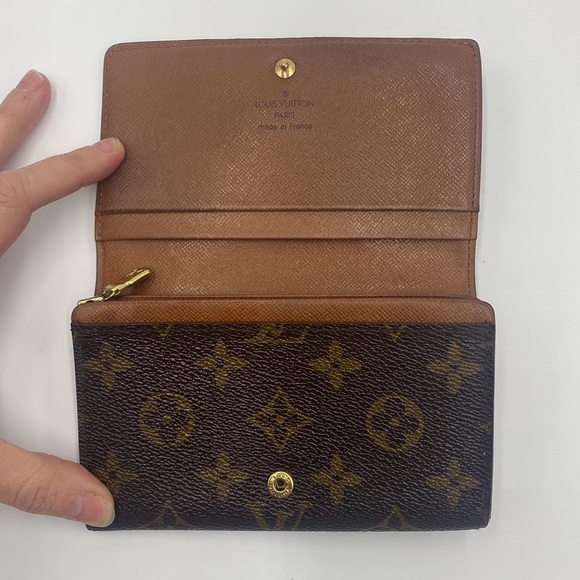 💯 AUTH. Louis Vuitton monogram Porte monnaie tresor wallet - Picture 4 of 16
